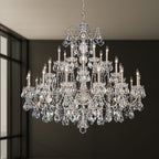 Century Chandelier, 28-Light, French Gold, Clear Heritage Crystal, 42.5"W (1718-26 17QYU4)