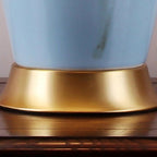 Ceramic Oval Desk Lamp