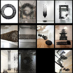 Black Stones Chandeliers