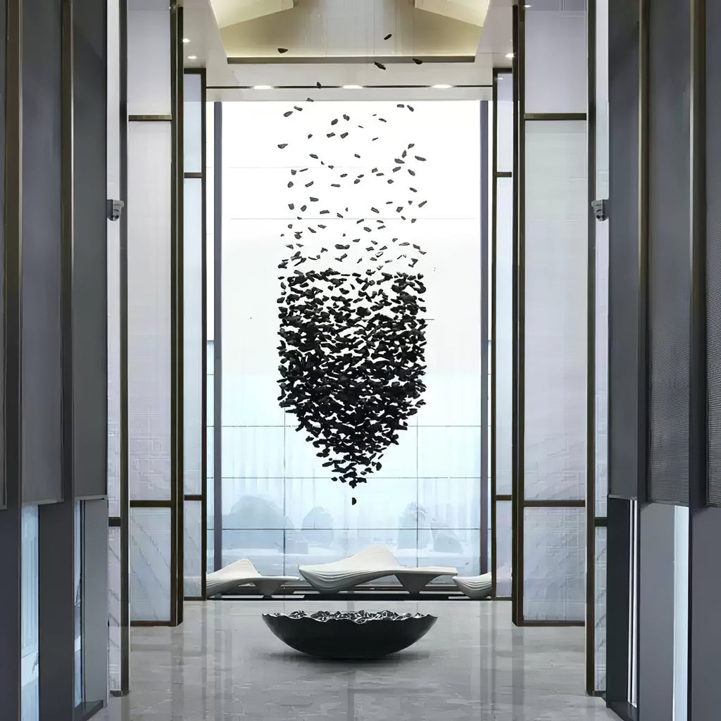 Black Stones Chandeliers