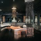 Black Stones Chandeliers