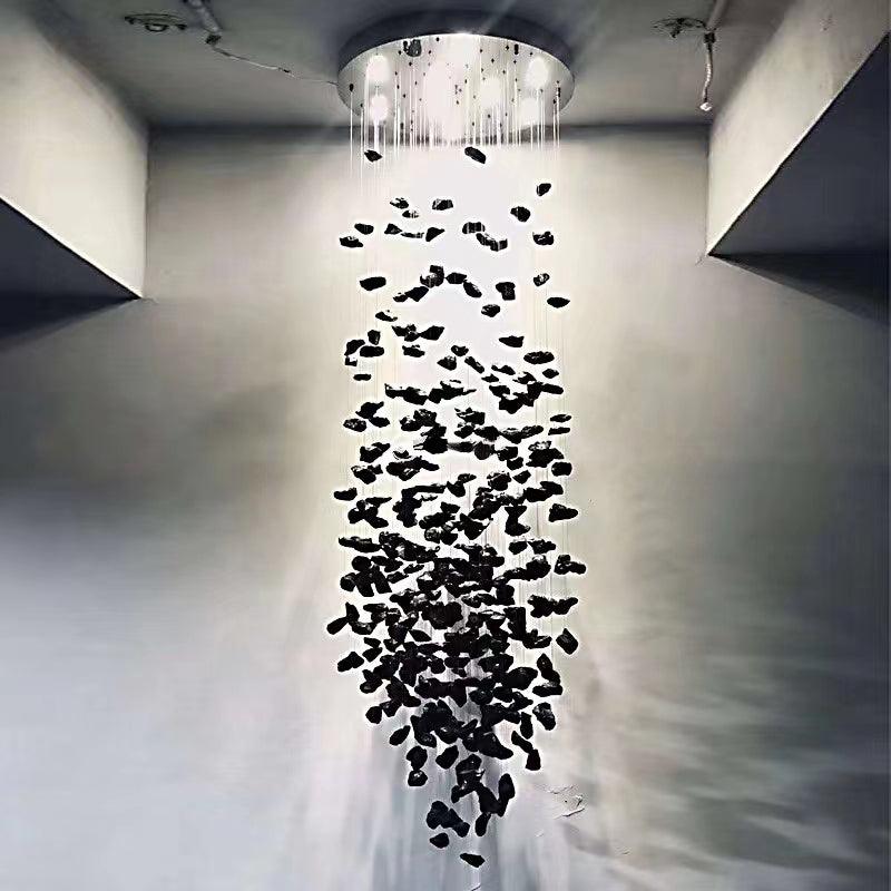Black Stones Chandeliers