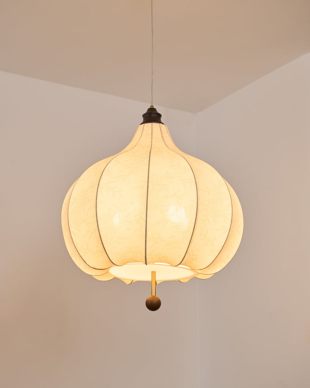 Chestnut Fabric Pendant Light