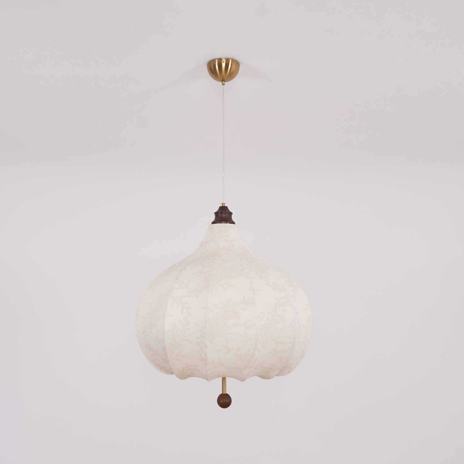 Chestnut Fabric Pendant Light