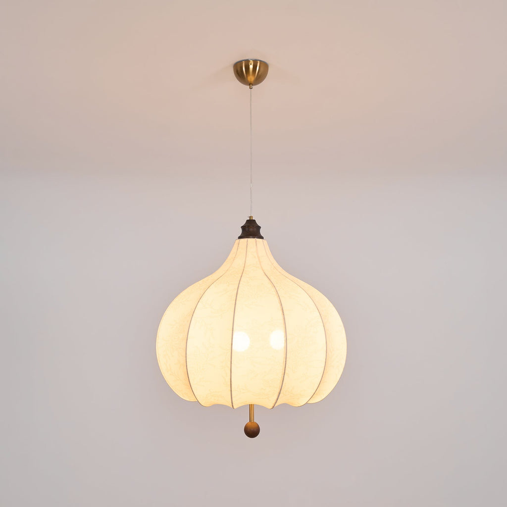 Chestnut Fabric Pendant Light