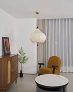 Chestnut Fabric Pendant Light