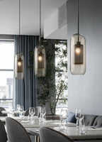 Combined Chiswick Glass Pendant Light