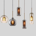 Combined Chiswick Glass Pendant Light