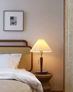Cone Pleated Fabric Table Lamp