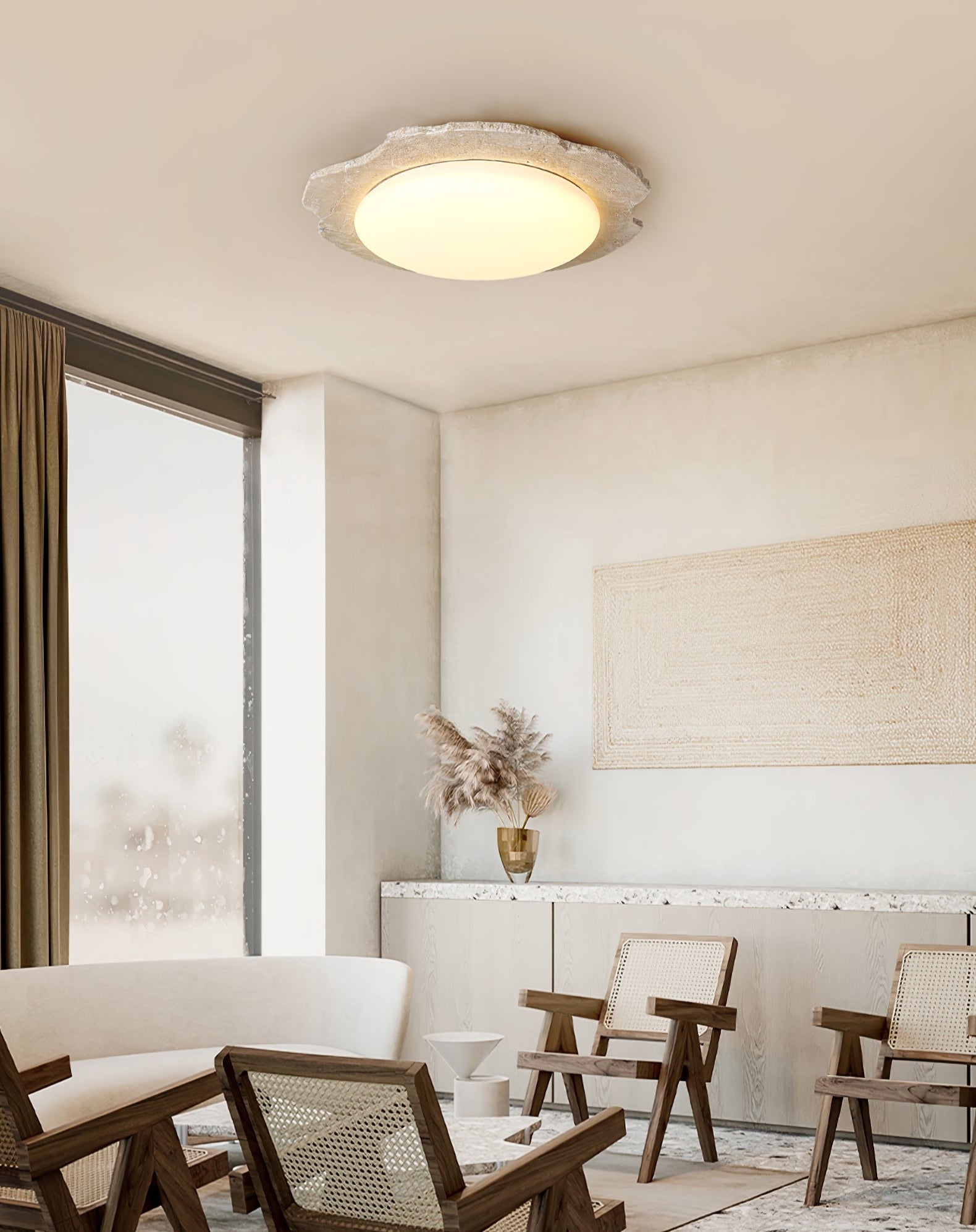 Crater Halo Ceiling Light