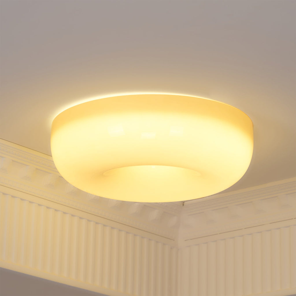 Cream Pudding Ceiling Lamp