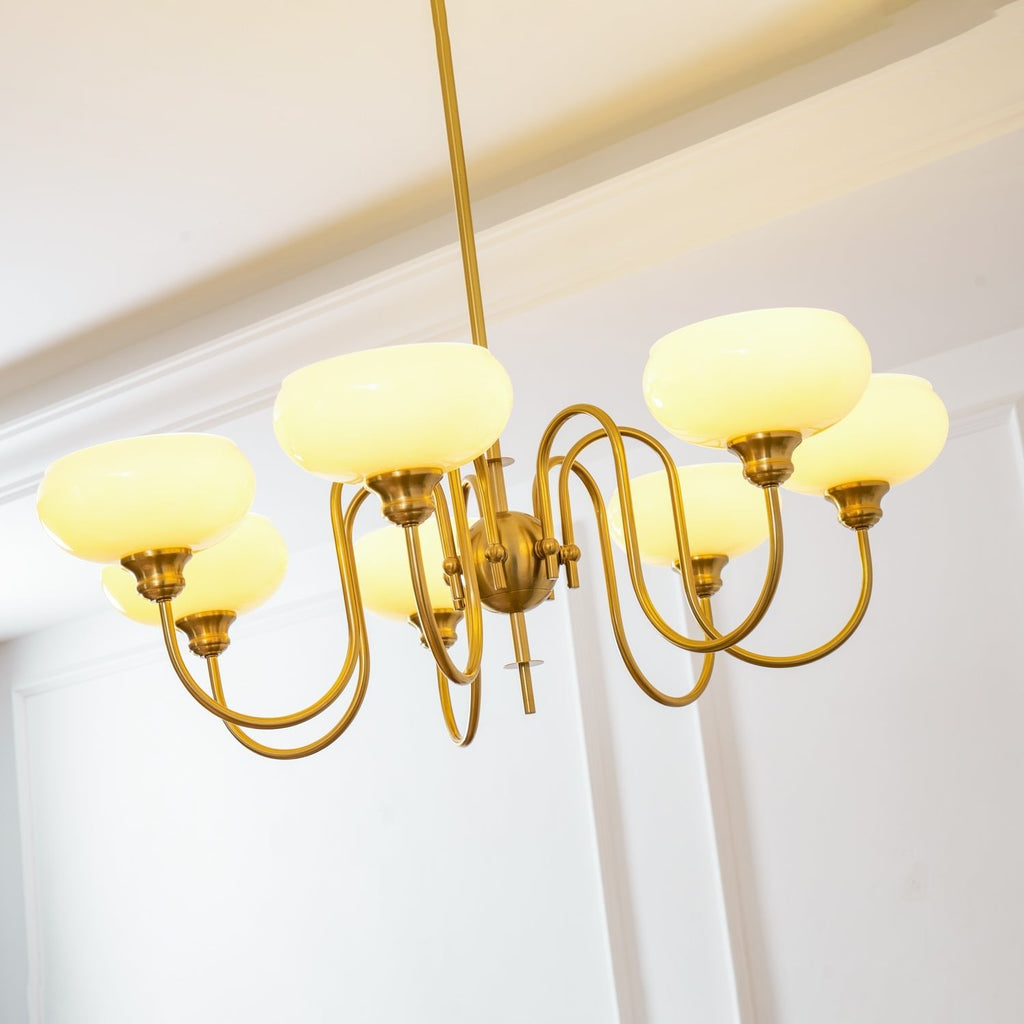 Creamy Persimmon Chandelier
