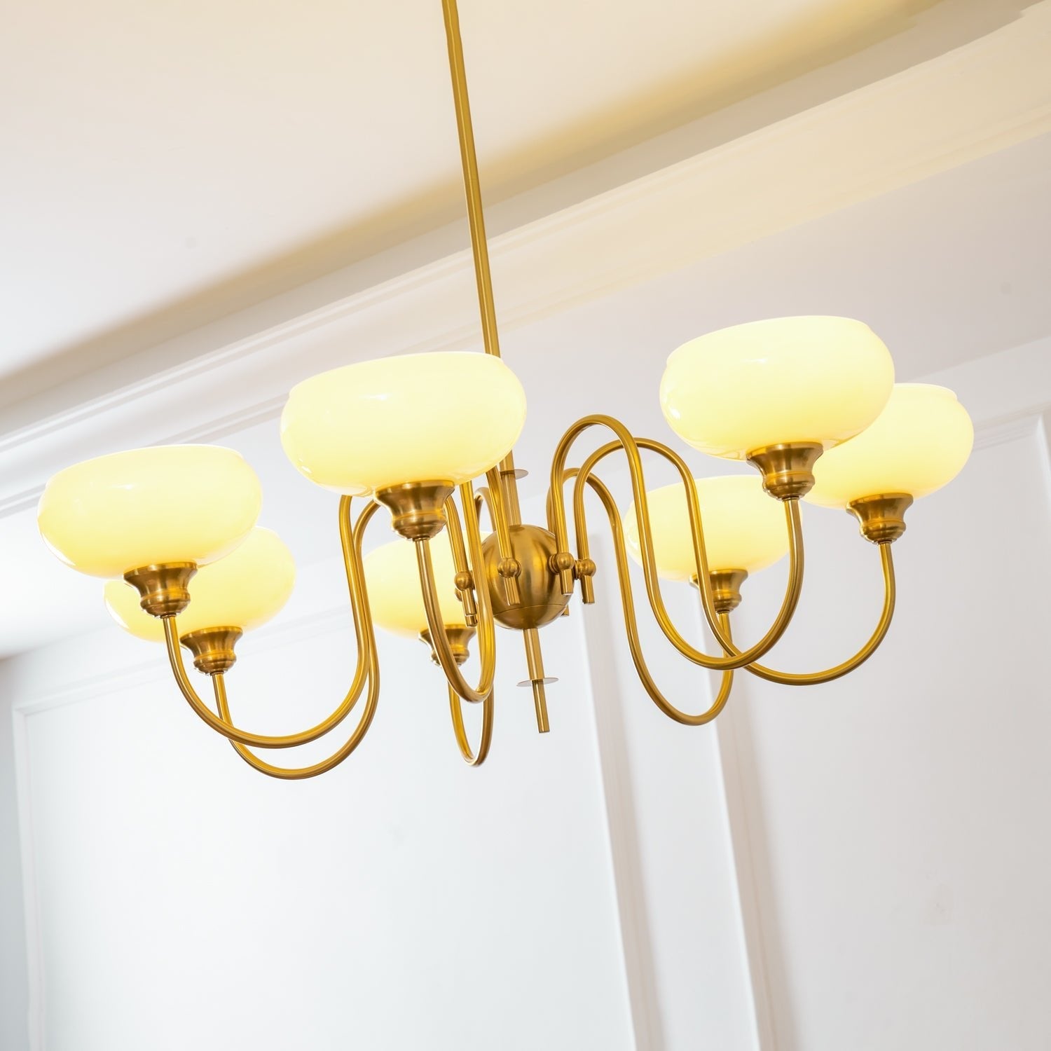 Creamy Persimmon Chandelier