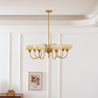 Creamy Persimmon Chandelier