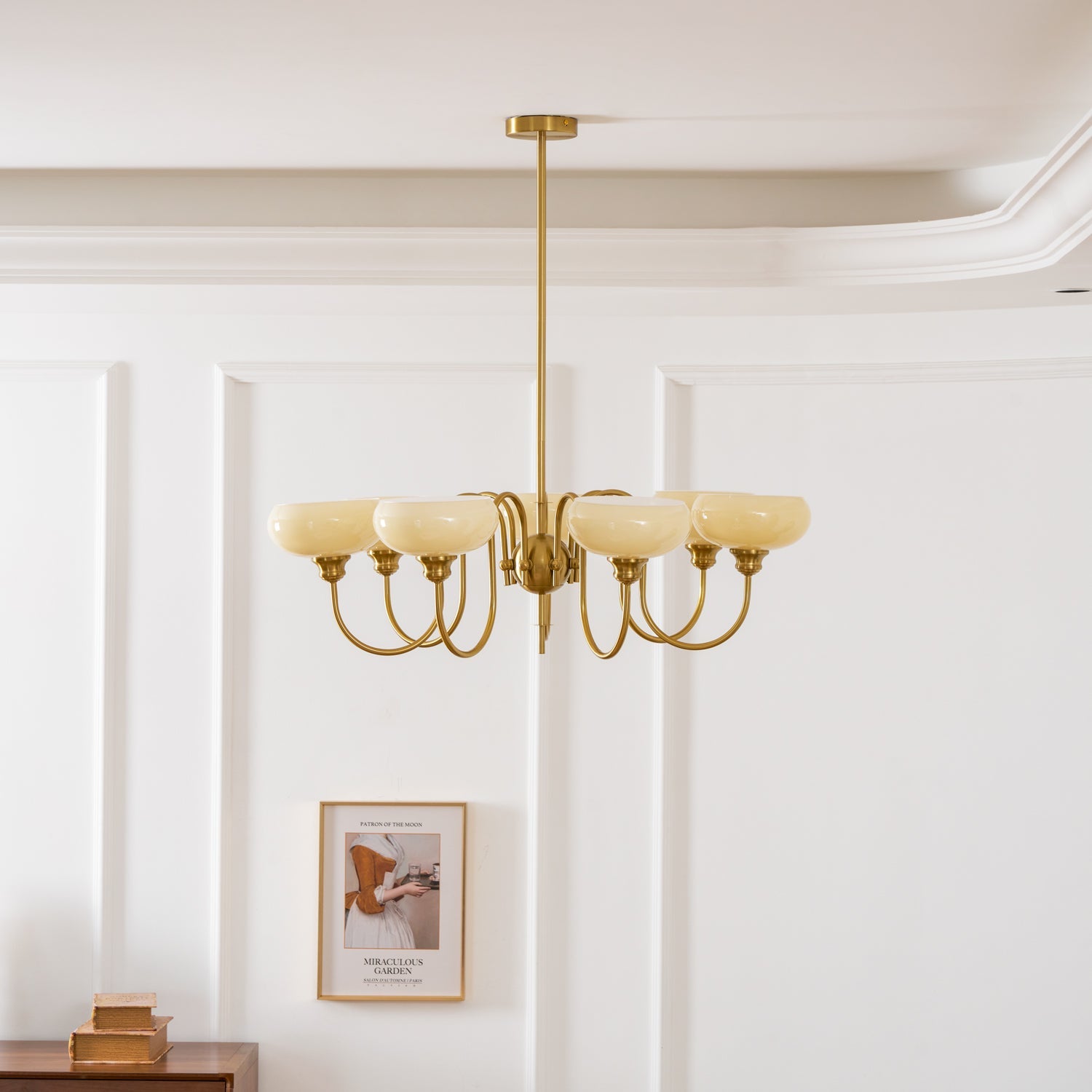 Creamy Persimmon Chandelier