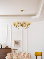 Creamy Persimmon Chandelier