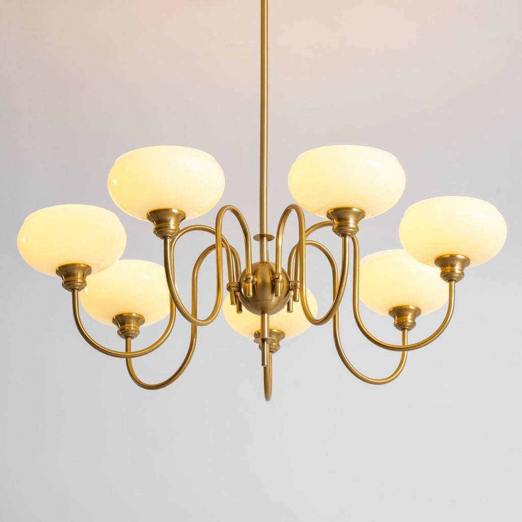 Creamy Persimmon Chandelier
