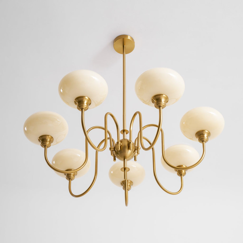 Creamy Persimmon Chandelier
