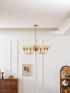 Creamy Persimmon Chandelier