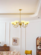 Creamy Persimmon Chandelier