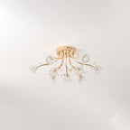 Crystal Flower Ceiling Light
