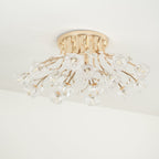 Crystal Flower Ceiling Light