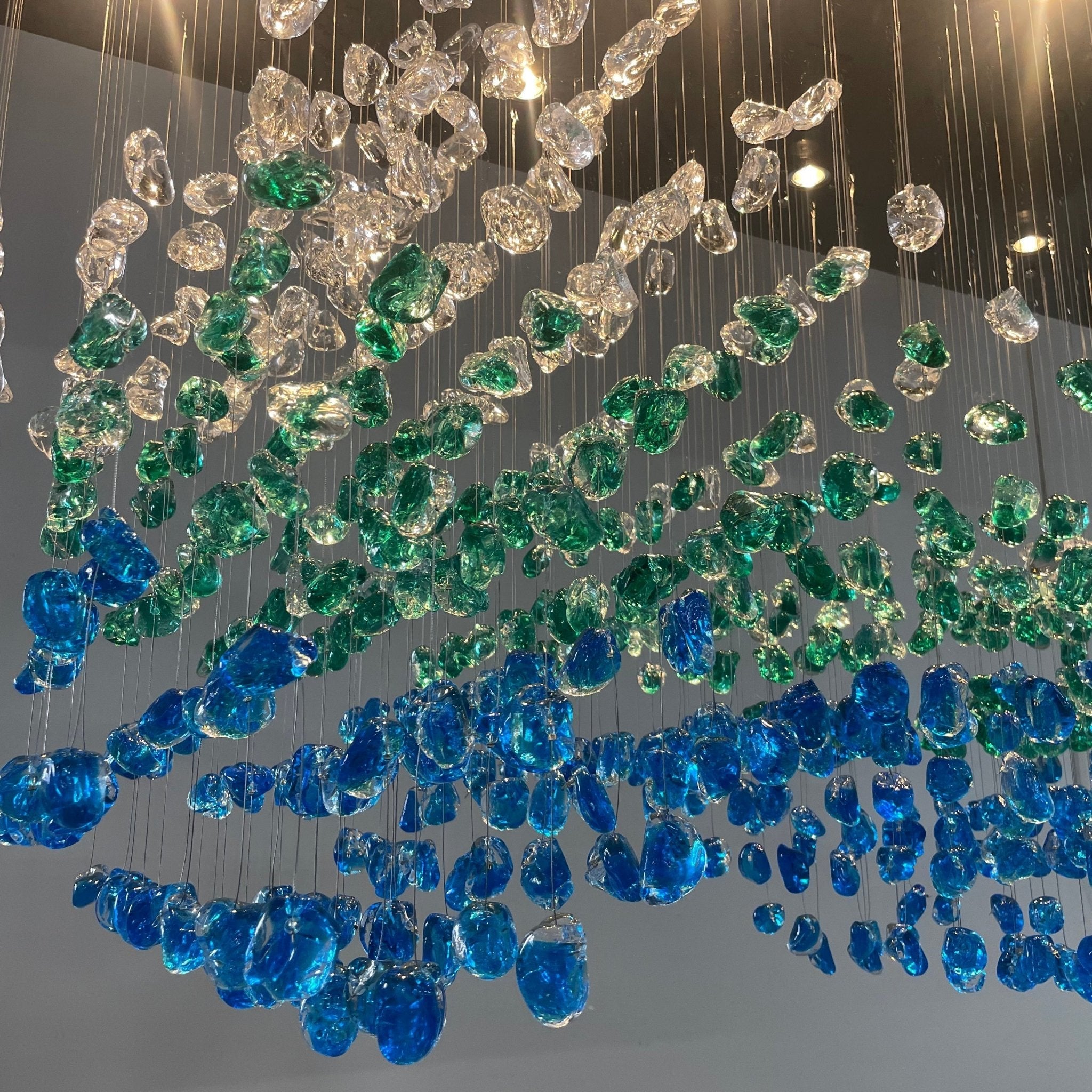 Crystal Stone Chandelier