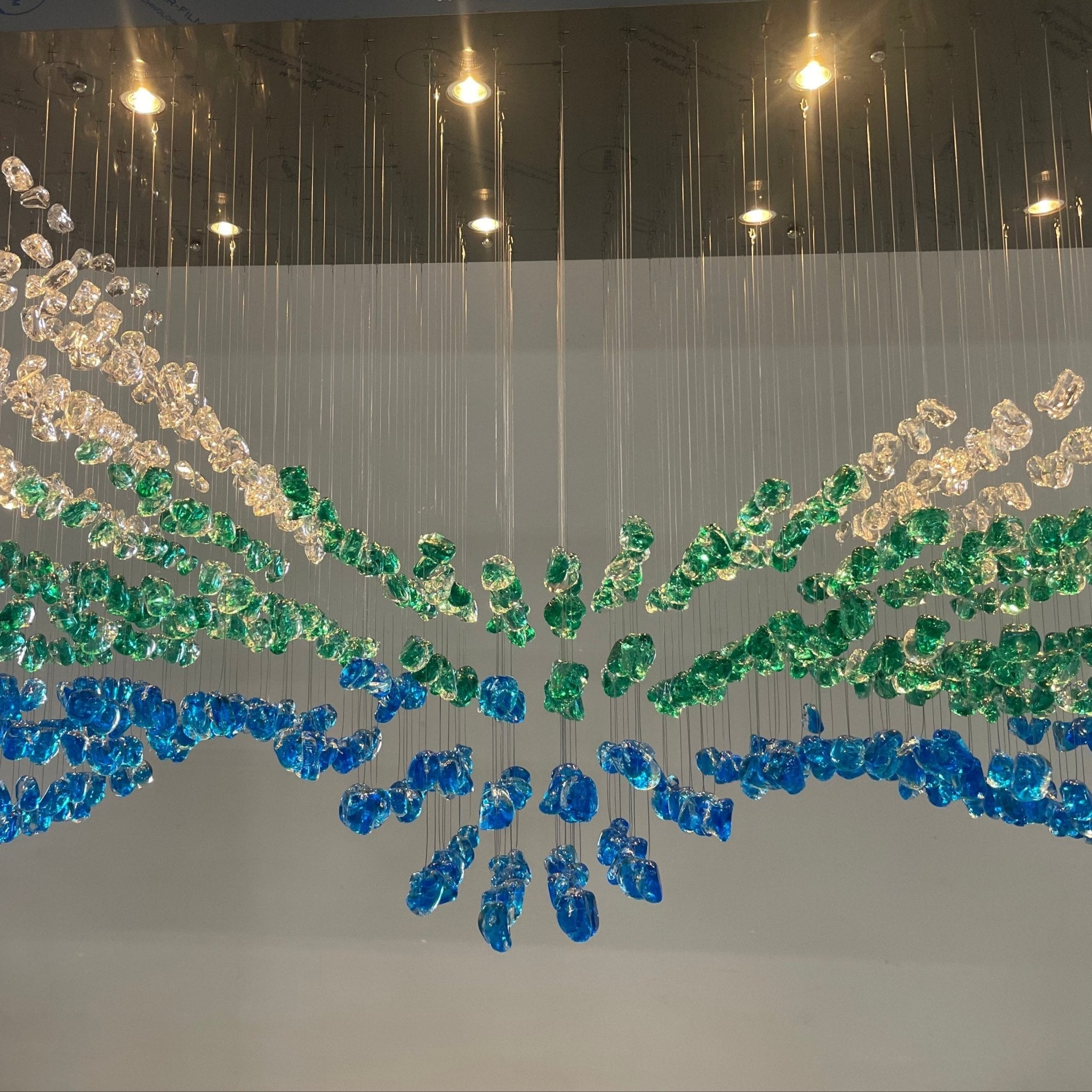 Crystal Stone Chandelier
