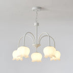 Curved Arm Bell Chandelier