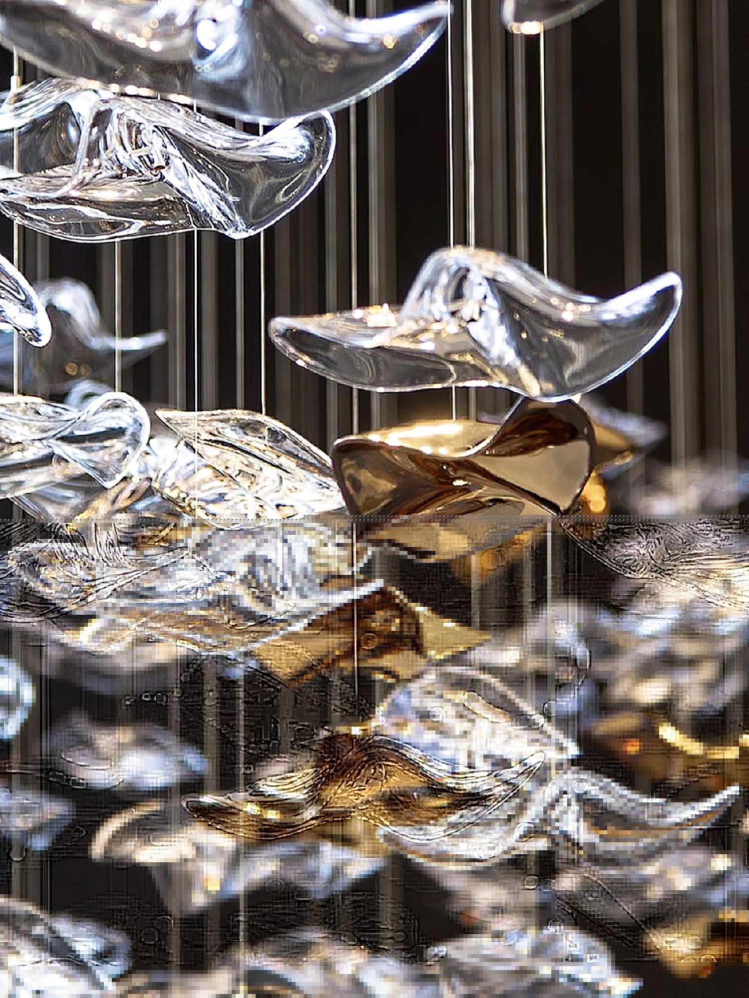 Tidal Art Glass Chandelier