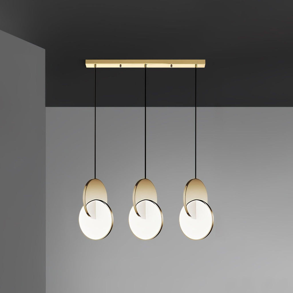 Double Disk Pendant Lamp