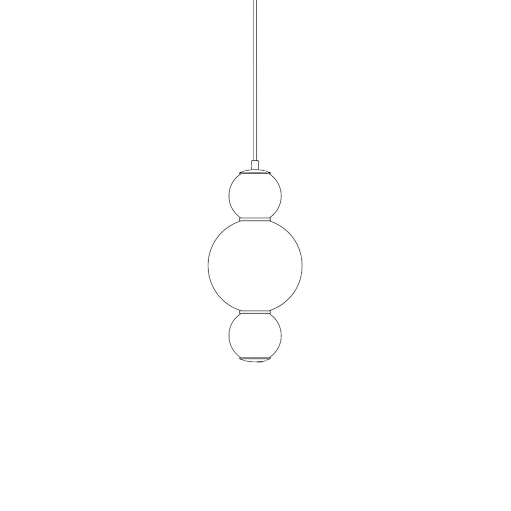 Double Globe Pendant Lamp