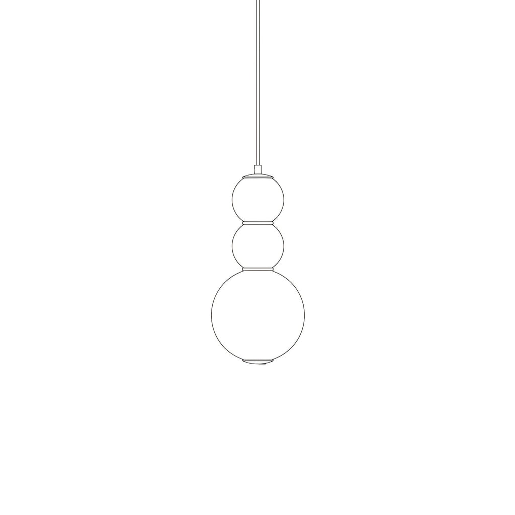 Double Globe Pendant Lamp