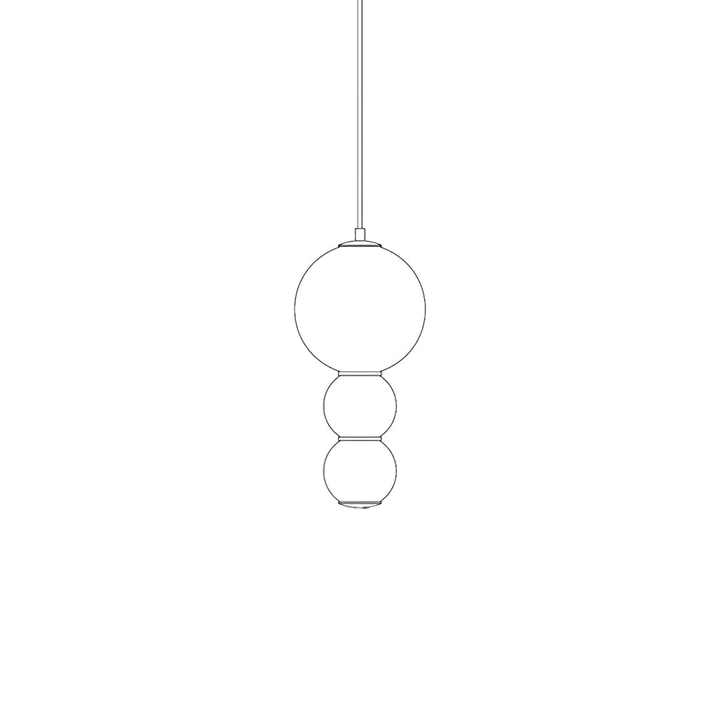 Double Globe Pendant Lamp