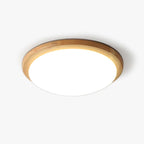 Drum Wood Ceiling Lamp