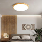 Drum Wood Ceiling Lamp
