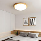 Drum Wood Ceiling Lamp
