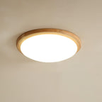 Drum Wood Ceiling Lamp