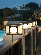 Eclipse Cube Outdoor Post Light
