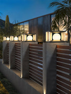 Eclipse Cube Outdoor Post Light