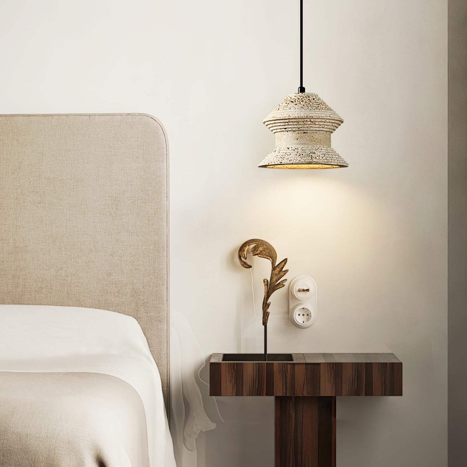Eira Travertine Pendant Light