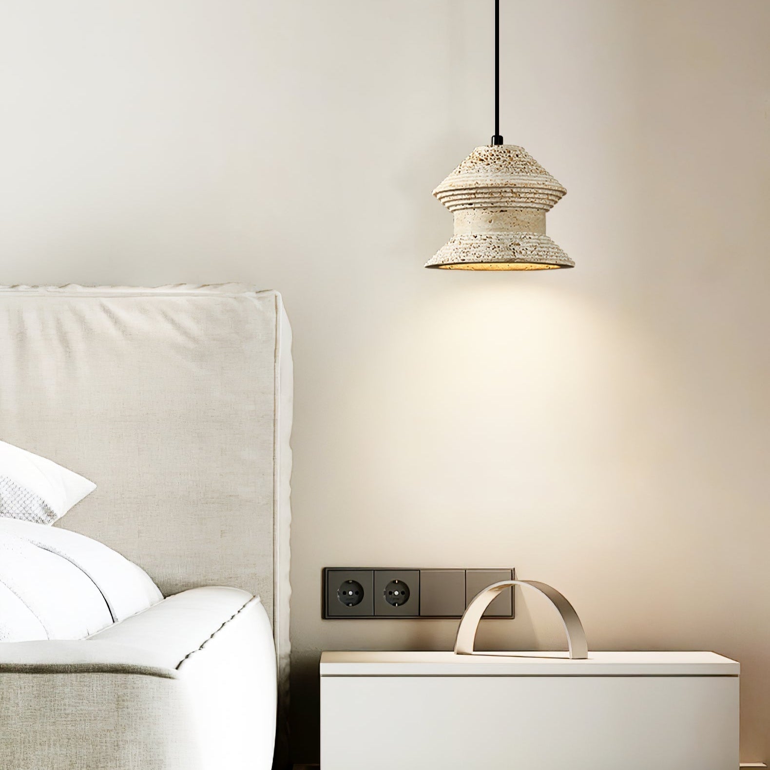 Eira Travertine Pendant Light