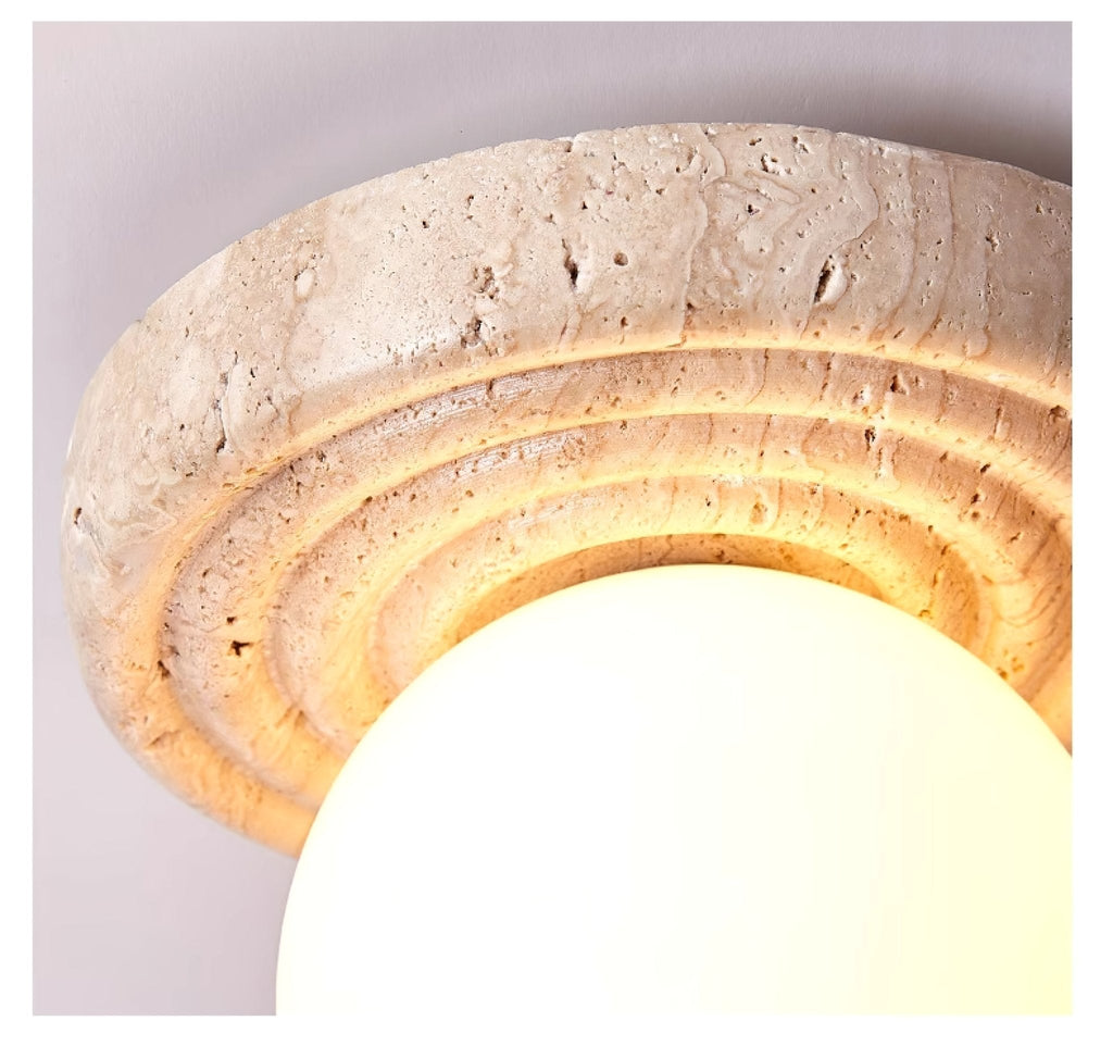 Elira Travertine Ceiling Light