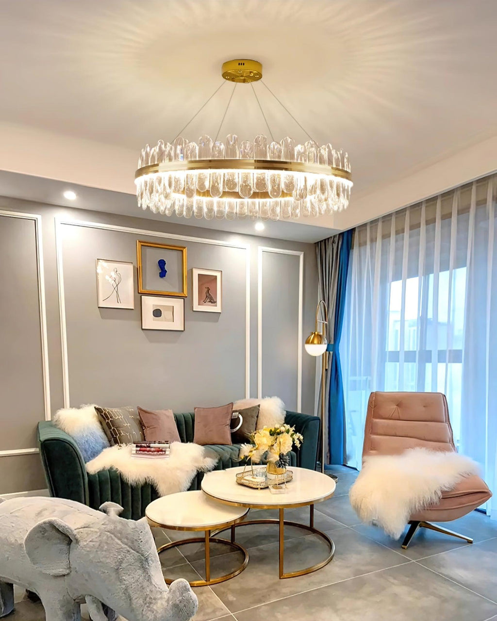 Enos Crystal Chandelier