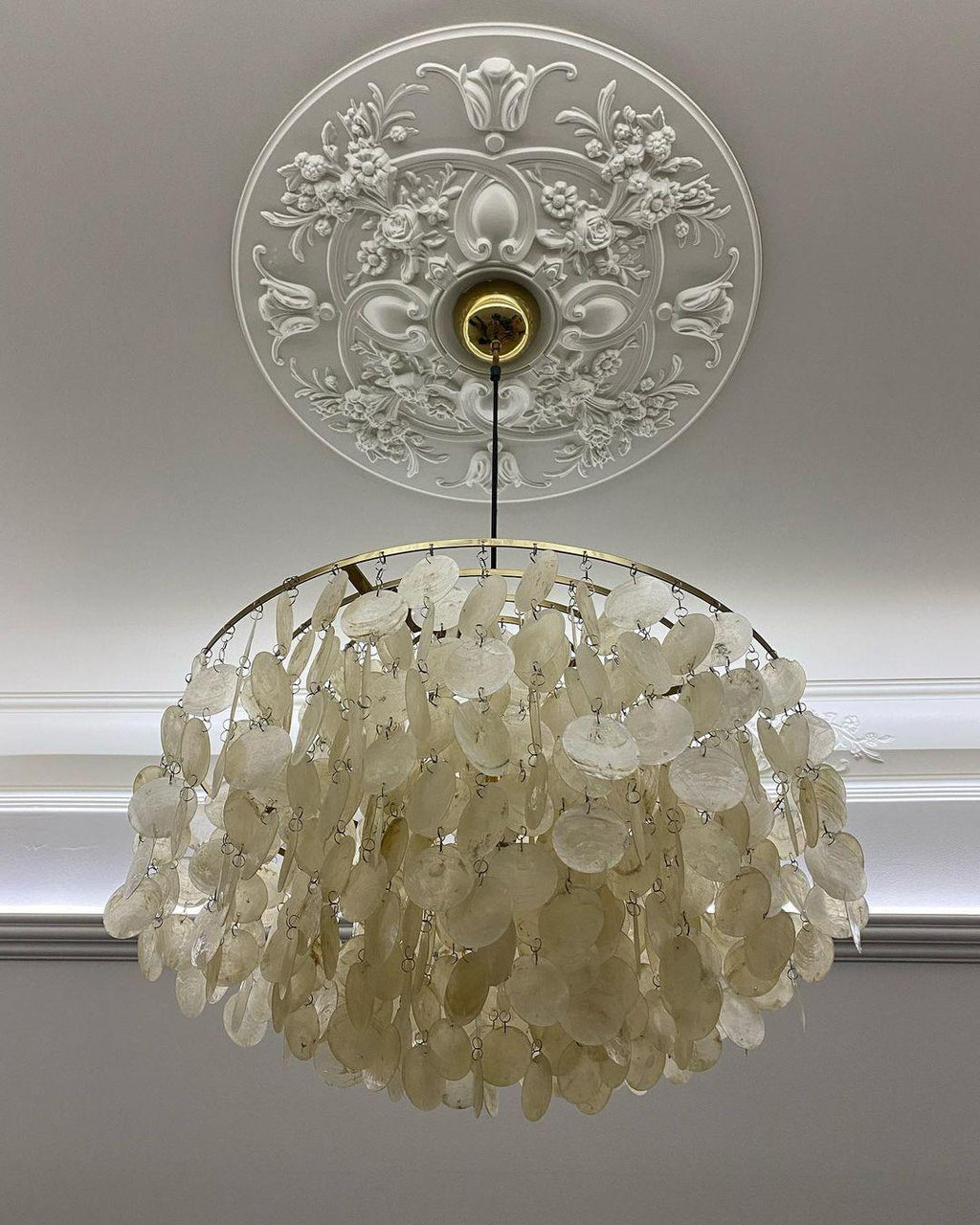 Round Shell Chandelier