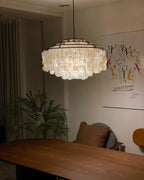 Round Shell Chandelier