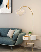 Feather Drawer Floor Lamp