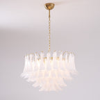 Fiora Pink Glass Chandelier