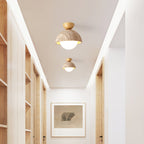 Flore Travertine Bud Ceiling Light