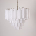 Frosted Murano Cascade Chandelier